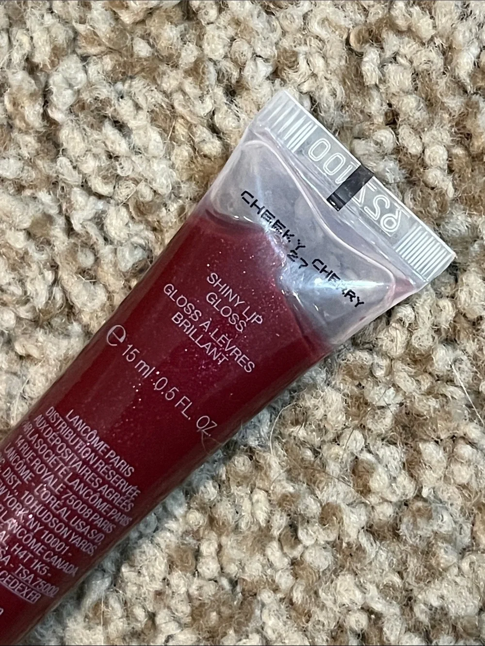 🍒 LANCÔME Juicy Tubes Lip Gloss Cheeky Cherry